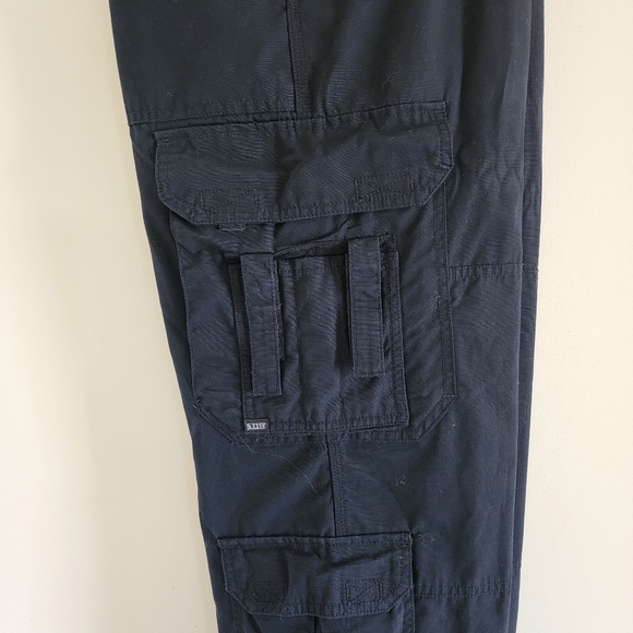 5.11 Men's Navy Blue Taclite Pro Ripstop Pants 34x32 - Picture 6 of 15